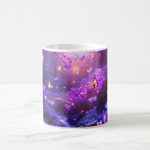 Mug Flores en cascade de lavande de minuit
