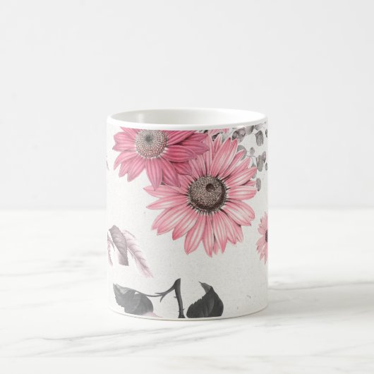 Mug Flores roses vintages (Centre)