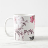Mug Flores roses vintages (Gauche)