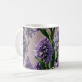 Mug Flores violettes hollandaises Hyacinth (Devant gauche)