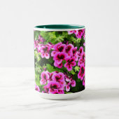 Mug "Flores vives : Geraniums roses chauds sur Bush lu (Centre)