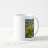 Mug Florida Alligator Wrestling | Funny Retro Coastal (Devant droit)