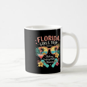 Mug Florida Girls Trip 2025 Beach Vibes Vacatio famill
