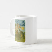 Mug Florida Man Alligator Friend Funny Retro Coastal (Devant gauche)