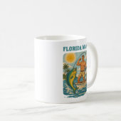 Mug Florida Man -Coastal Fishing Boat- Retro Fisherman (Devant droit)