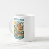 Mug Florida Man -Coastal Fishing Boat- Retro Fisherman (Devant gauche)