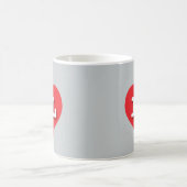 Mug Florida Red Heart - J'aime FL (Centre)