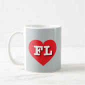 Mug Florida Red Heart - J'aime FL (Gauche)