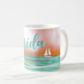 Mug Floride Bateau à voile (Devant droit)
