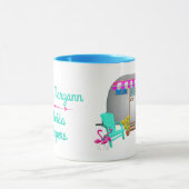 Mug Floride Campers Personnalisé Travel Trailer Image (Centre)