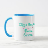 Mug Floride Campers Personnalisé Travel Trailer Image (Gauche)