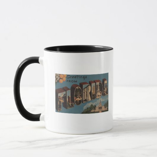 Mug Floride (Capital Building) - Grande Lettre (Gauche)