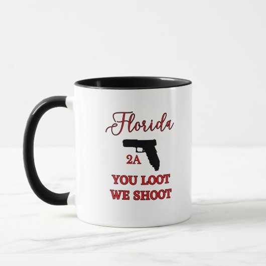 Mug Floride - Deuxième amendement Liberté (Gauche)