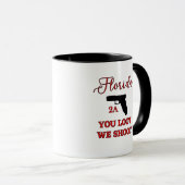 Mug Floride - Deuxième amendement Liberté (Devant droit)