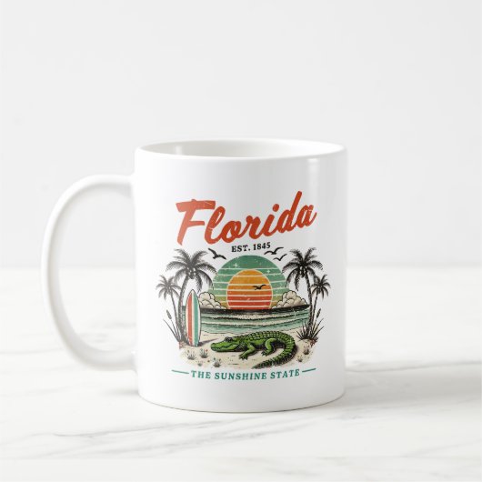 Mug Floride, L'État Sunshine - Sunset Beach Scene (Gauche)