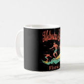Mug Floride Melbourne Beach Fl Surfeur Surfant Pêche (Devant gauche)