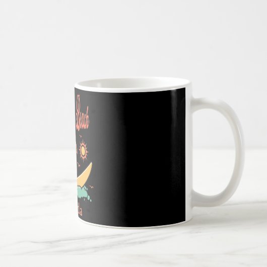 Mug Floride Melbourne Beach Fl Surfeur Surfant Pêche (Droite)