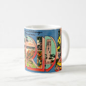Mug Floride rétro (Devant droit)