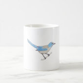 Mug Floride Scrub Jay aquarelle espèces d'oiseaux (Centre)