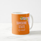 Mug Floride Sunshine État d'esprit (Devant droit)