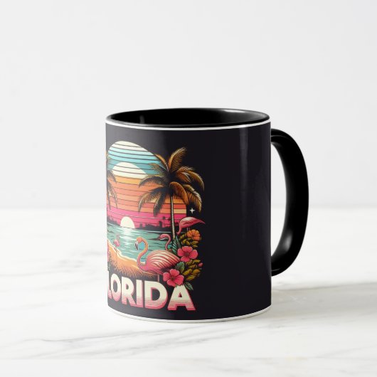 Mug Floride vintage (Devant droit)