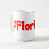 Mug "#Floridian " Joli design. Commandez dès maintenan (Devant gauche)