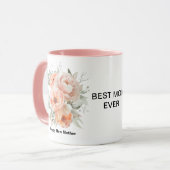 Mug FlorL Maman établie Nom manuscrit Année (Devant gauche)