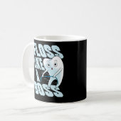 Mug Floss Comme Un Boss Dentiste Adjoint Dentaire Dent (Devant gauche)