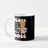 Mug Floss Like A Boss Cupid Valentines Day Boys Girls (Gauche)