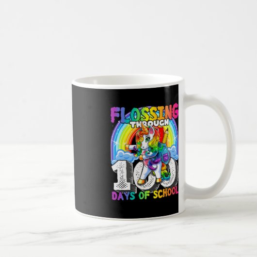 Mug Flossing through the 100 Days of School Flossing U (Droite)