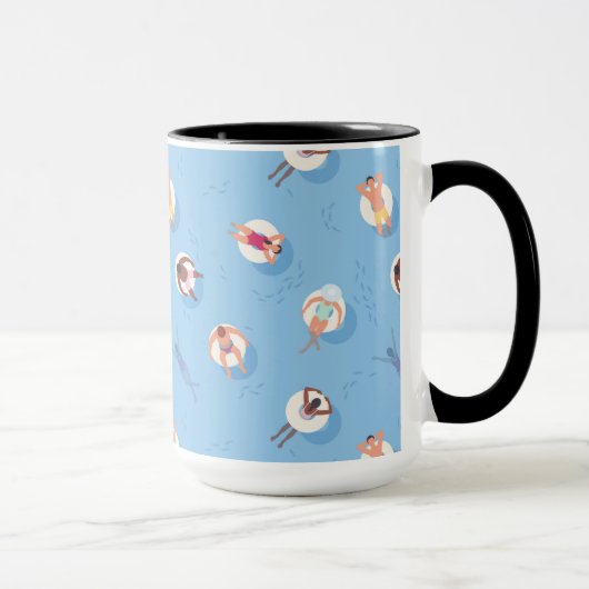 Mug Flottant dans le Motif de la rivière Lazy (Droite)