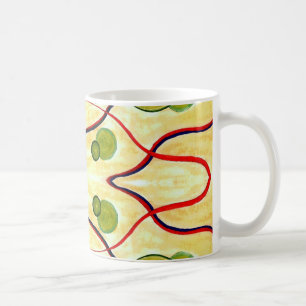 Mug flottante en crème verte