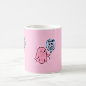 Mug Flotte avec de bonnes vibes joli design boo mignon (Centre)