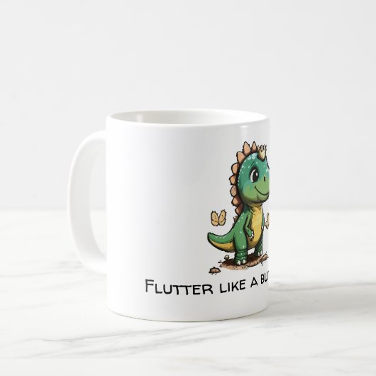 Mug Flotter comme un papillon (Devant gauche)