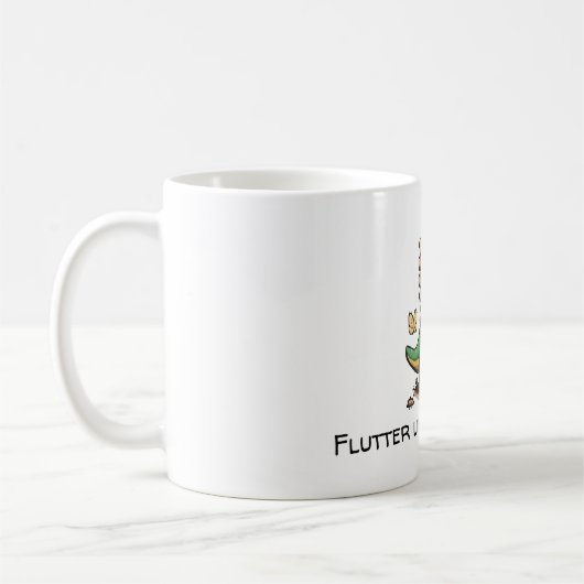 Mug Flotter comme un papillon (Gauche)