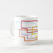 Mug flou de la fierté du nebraska (Devant gauche)