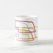Mug flou de la fierté du nebraska (Centre)