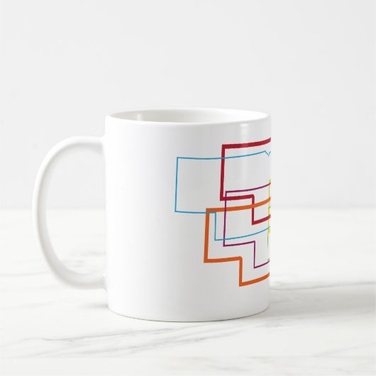 Mug flou de la fierté du nebraska (Gauche)