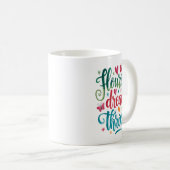 Mug Flourish Dream Thrive Motivational  (Devant droit)