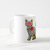 Mug Flower Cat Wildflowers Kitten Lover (Devant gauche)