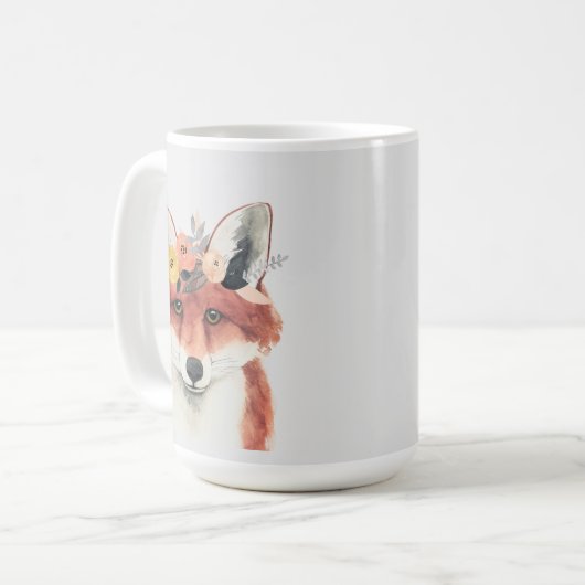 Mug Flower Crown Forester Fox (Devant gauche)