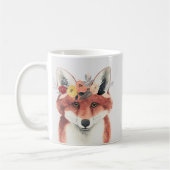 Mug Flower Crown Forester Fox (Gauche)