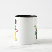 Mug Flower love tulips arrosage canettes en caoutchouc (Centre)