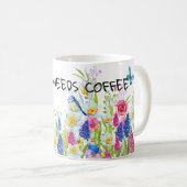 Mug Flower Lover Café Drinker, maman a besoin de café (Devant droit)