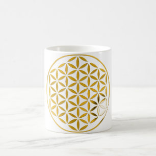 Mug Flower Of Life 1 - Timbre Or