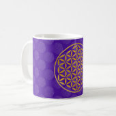 Mug Flower Of Life 1| violer (Devant gauche)