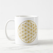 MUG FLOWER OF LIFE GOLD (Gauche)