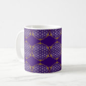 Mug Flower Of Life - Lotus or argent (Devant gauche)