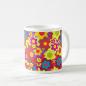 Mug Flower Power 60s hippy (Devant droit)