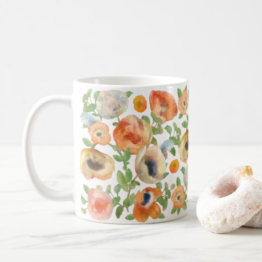 Mug Flowers (Avec donut)